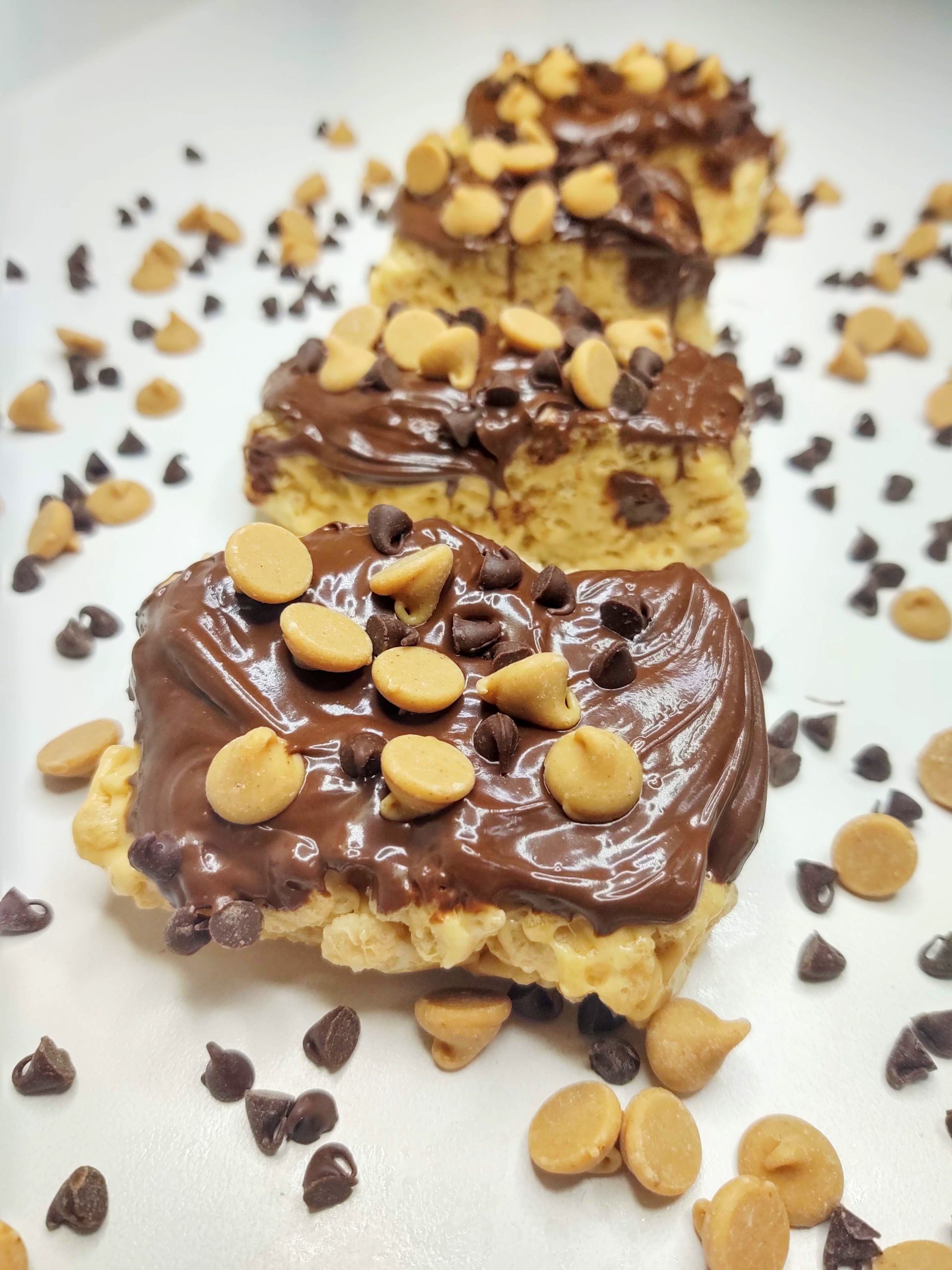 Chocolate Peanut Butter RIce Krispie Treats