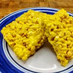 yellow rice krispie treats