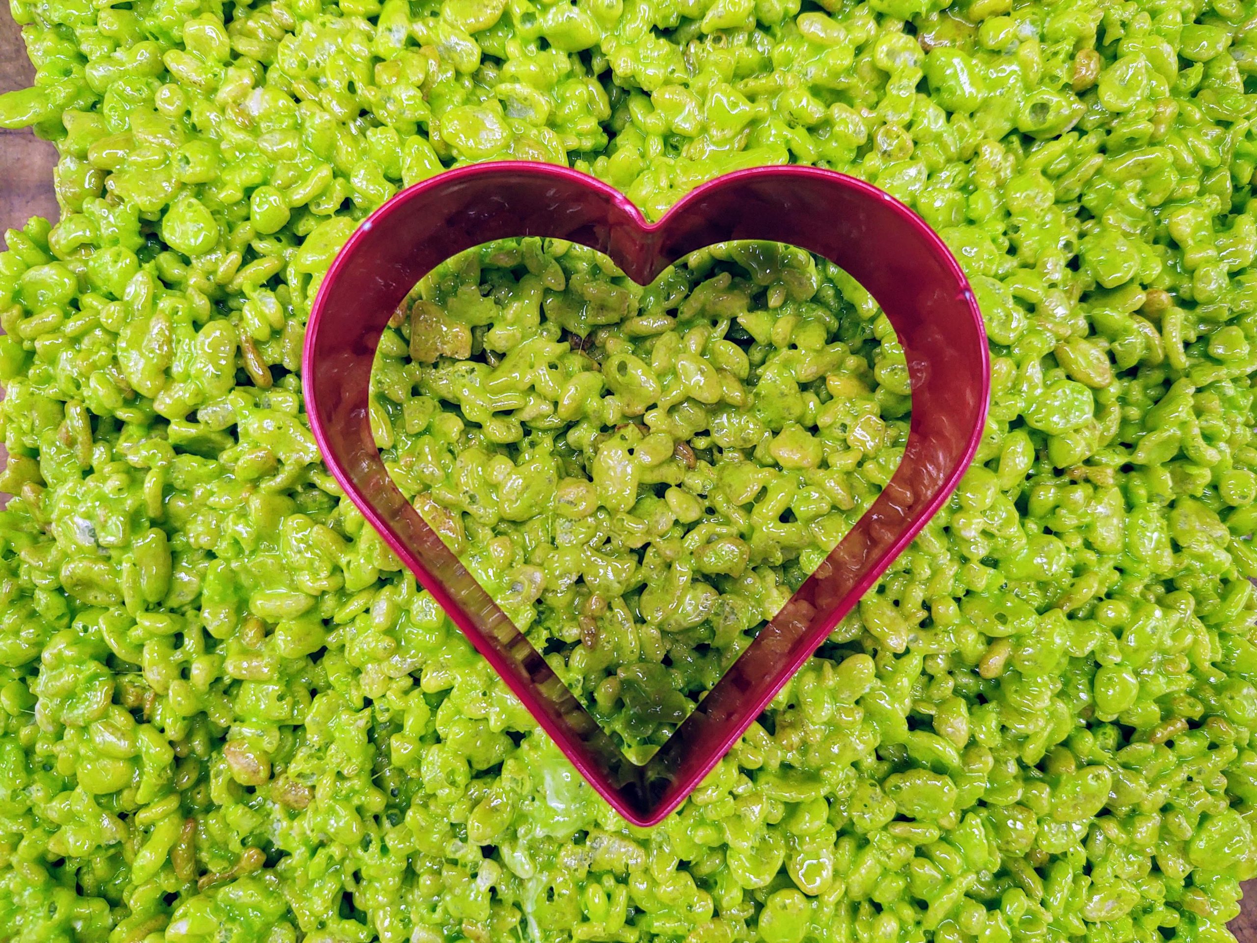 Grinch Rice Krispie Treats