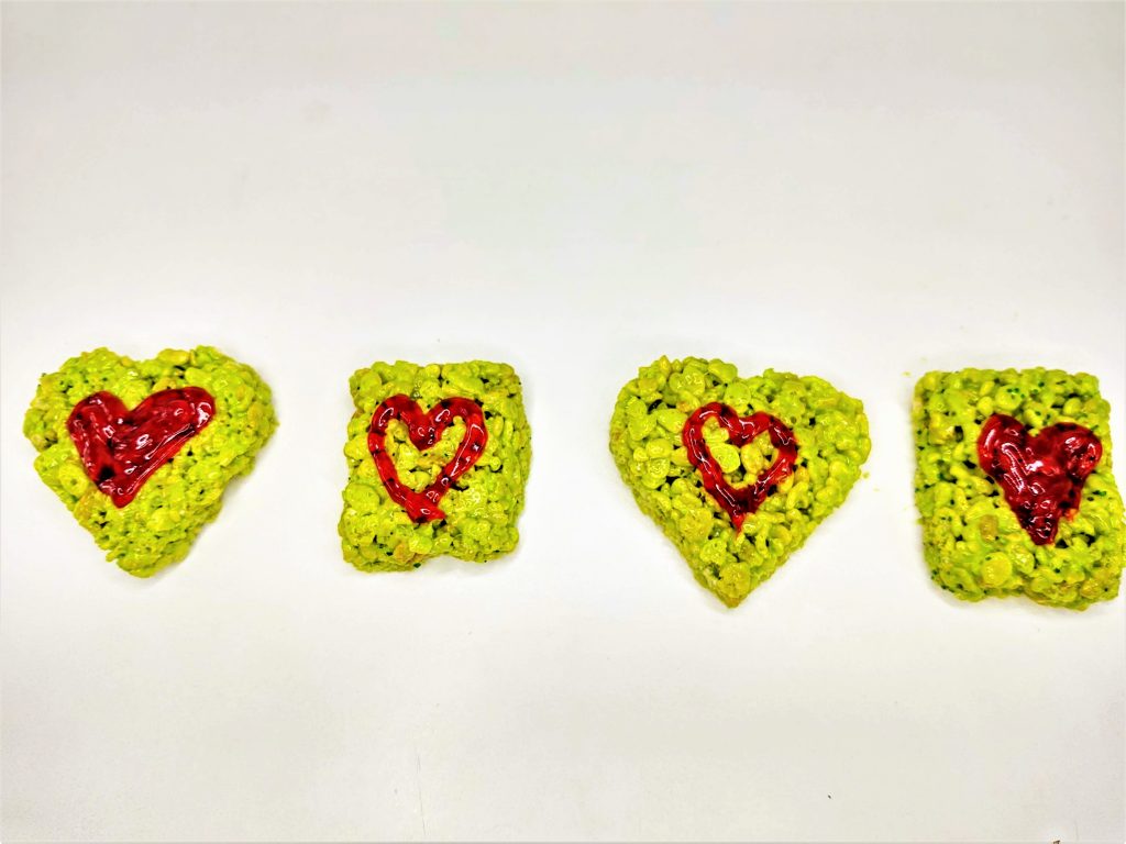 Grinch Rice Krispie Treats