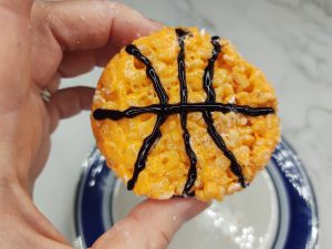 Basketball Rice Krispie Treats