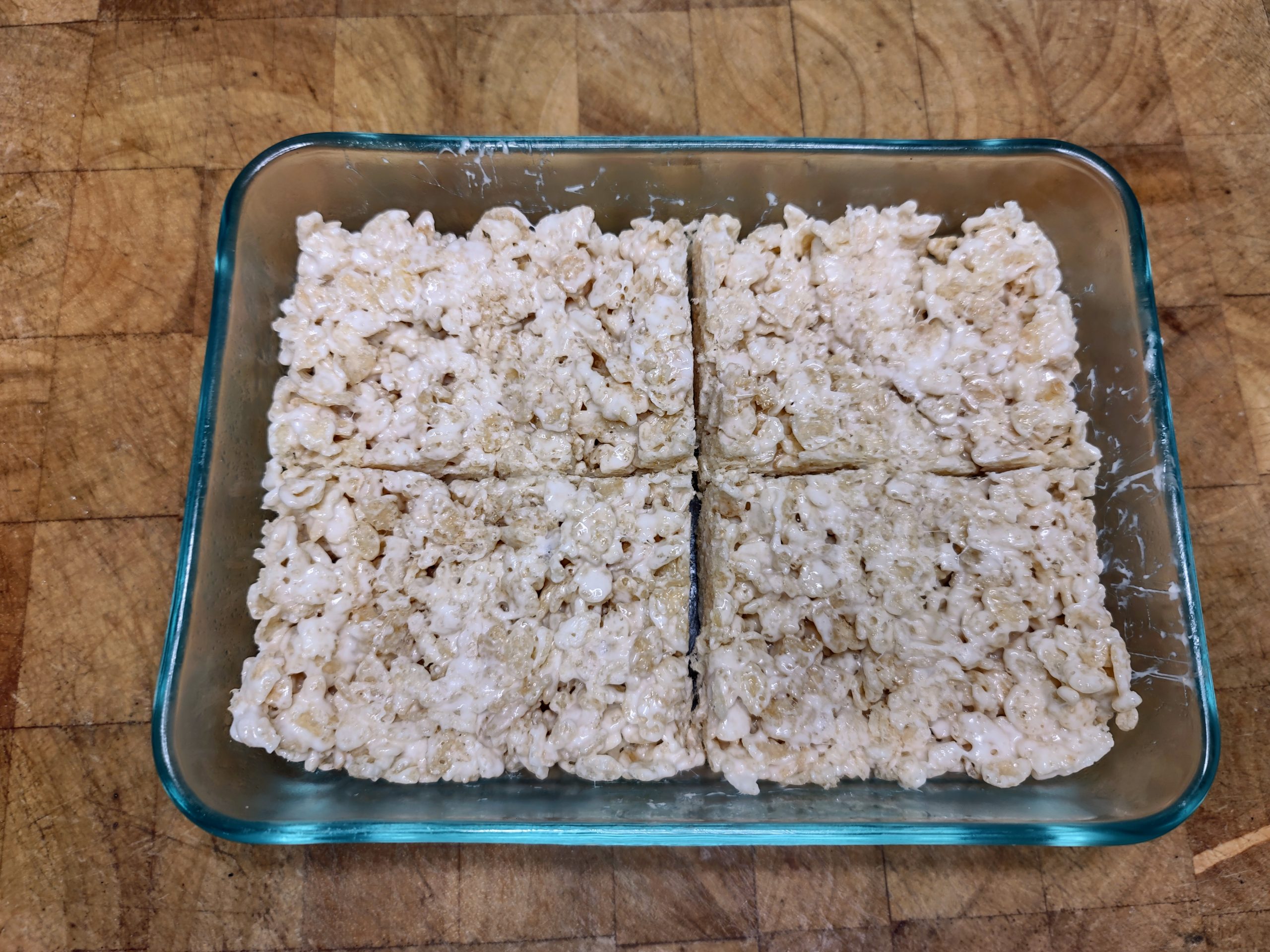 small batch of rice krispie treats