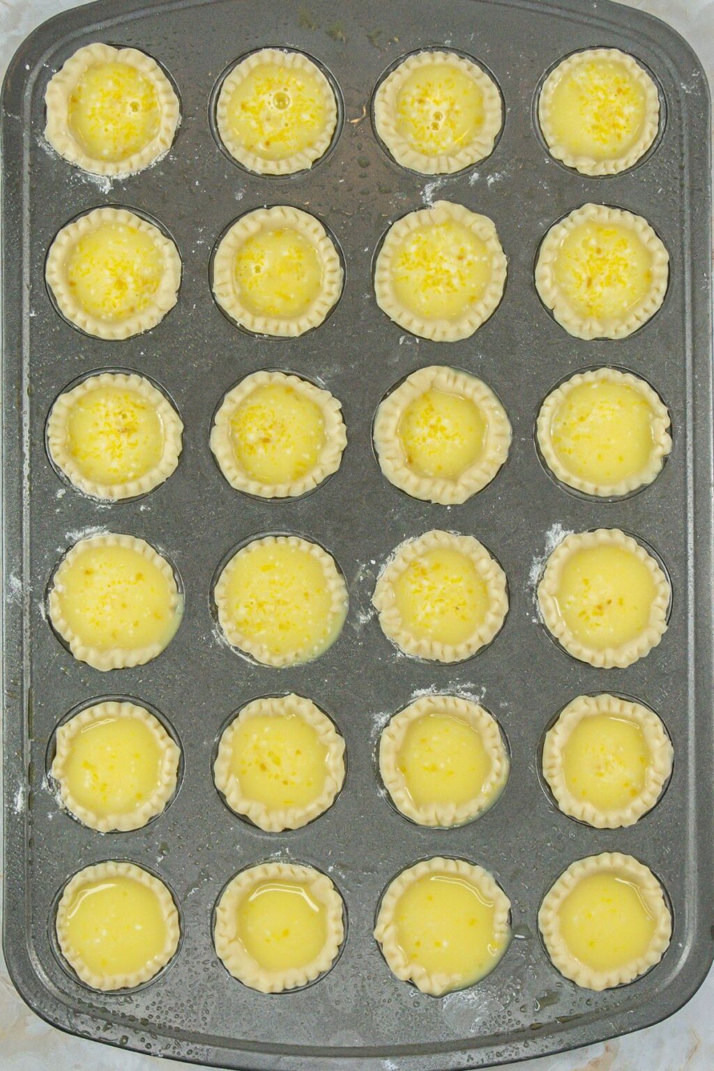 Mini Lemon Tarts | OverThePartyTable