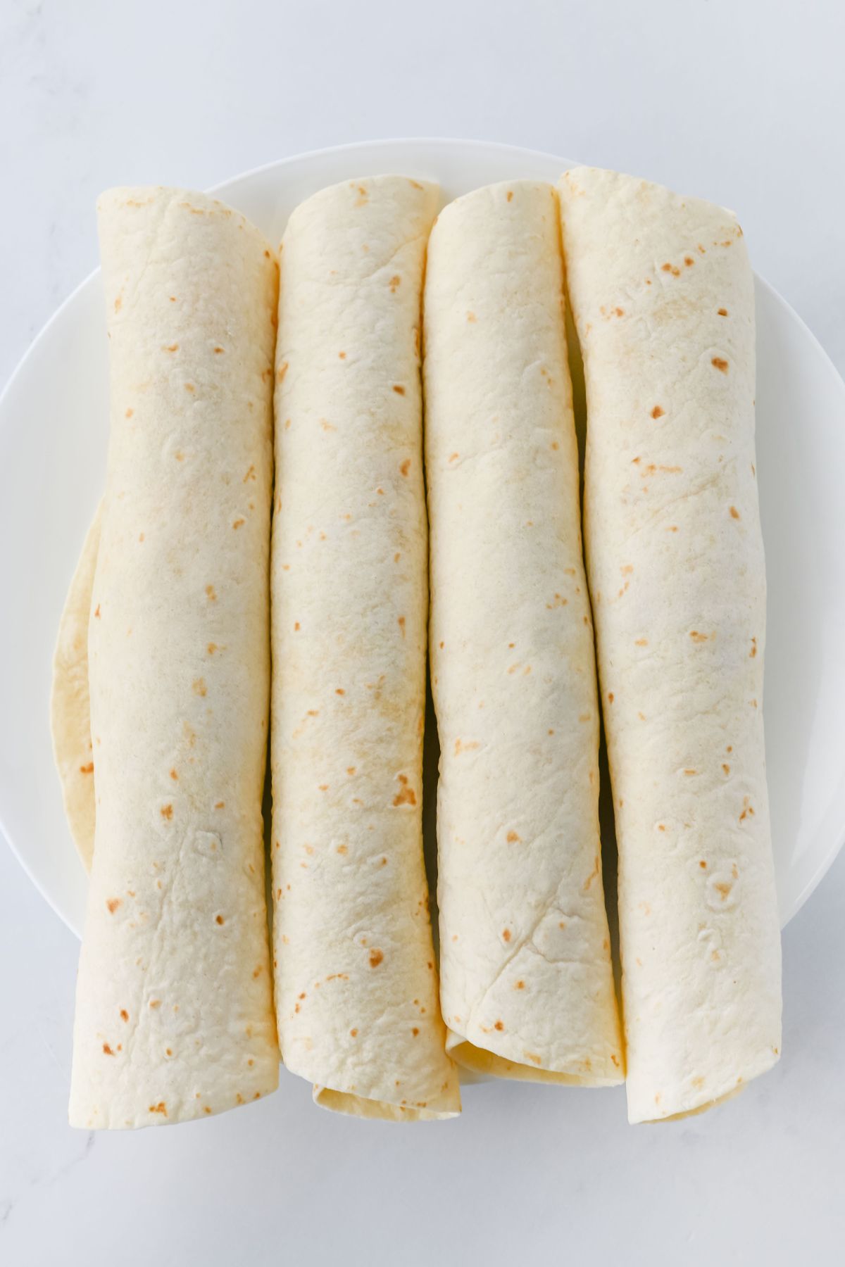 Chicken crack rollups on a plate.