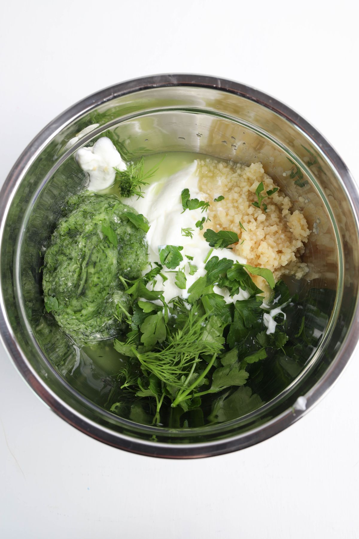 Dip ingredients in a mixing bowl.