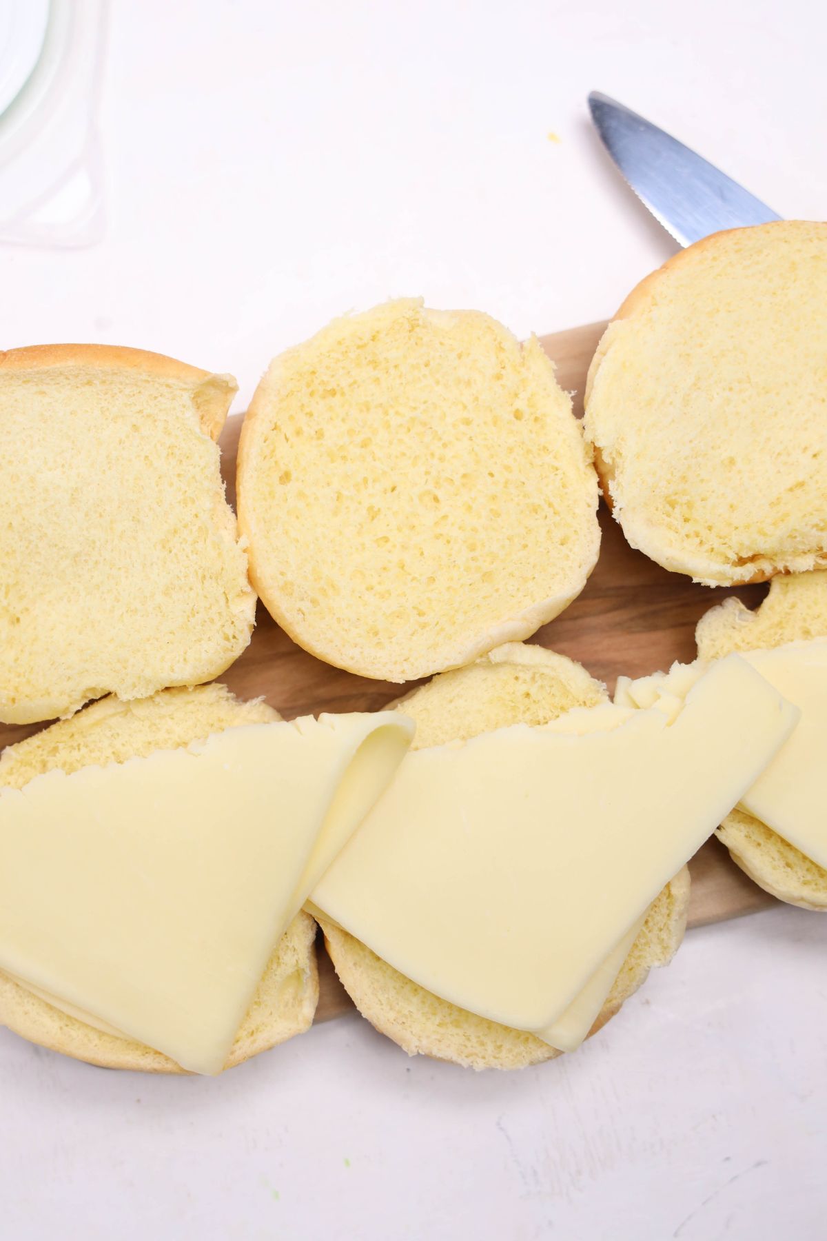 Adding turkey to slider.