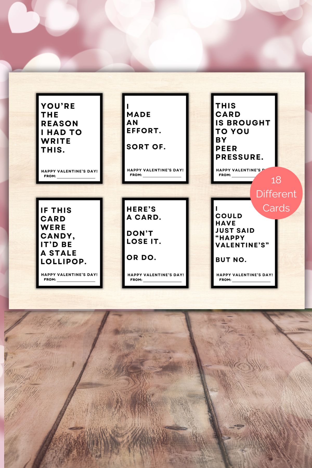 Tween printable valentine cards.