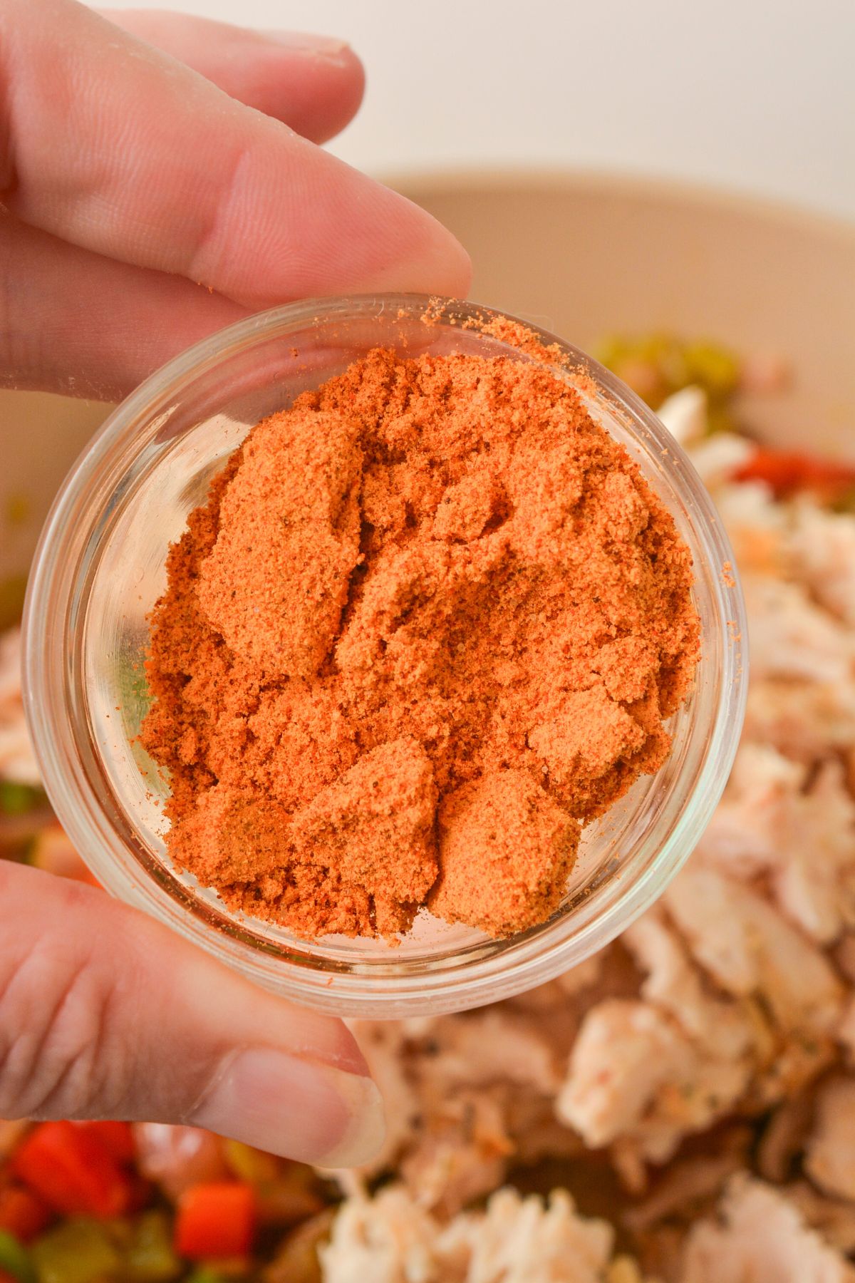 Spices to add to mixture.