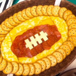 Football charcuterie board.