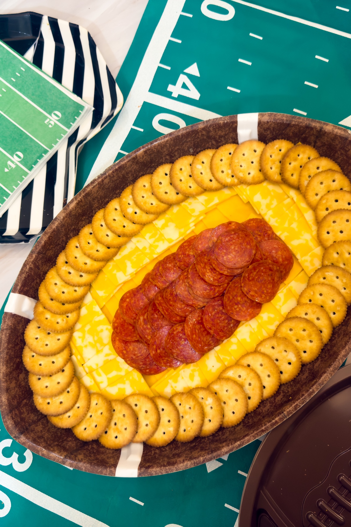 Pepperoni added to dish.